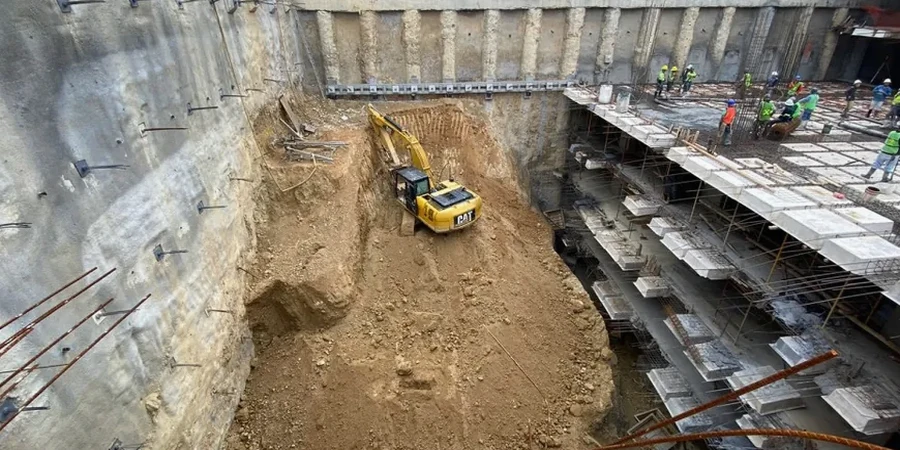 Geotechnische Bemessung tiefer Baugruben in Augsburg